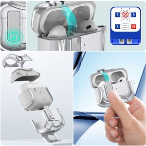 Phong cách mới đa chức năng tai nghe không dây trường hợp cho tất cả các mô hình Iphone 1/2/3/<span class=keywords><strong>4</strong></span> Pro 3 với người giữ điện thoại cho Iphone 1 2 3 Pro/Pro2 - Product Image 2