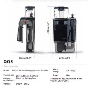 <span class=keywords><strong>Aquarium</strong></span> Eiënafscheider Koraal <span class=keywords><strong>Aquarium</strong></span> Ingebouwde Stille Filter Kleine Huishoudelijke Terugfiltratie Zoutwater Visbak - Product Image 4