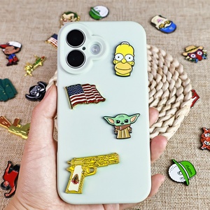 Pin de Esmalte Metálico Personalizado 3M, Insignia de Aleación de Zinc, Impresión Personalizada, Logotipo Colorido, Adhesivo Metálico para Carcasa de Teléfono Móvil - Product Image 6