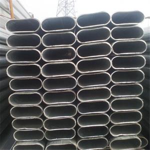 Tuyau en fer pour meubles, tuyau en fer à paroi mince, brillant, <span class=keywords><strong>20</strong></span>*1.8mm, 16*2.0mm, tuyau en <span class=keywords><strong>acier</strong></span> <span class=keywords><strong>noir</strong></span> spécial, tuyau plat ovale, tuyau soudé plat - Product Image 6