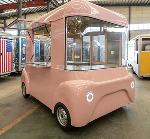 Unité alimentaire mobile, chariot de vente alimentaire mobile, charmant chariot sur roues, <span class=keywords><strong>mini</strong></span> camion de restauration, remorque à burgers - Product Image 5