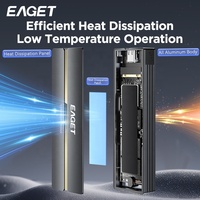 Boîtier SSD externe EAGET SE310S en aluminium M.2 NGFF SATA OEM, adaptateur USB3.2 5 Gbps, boîtier de disque SSD, boîtier de disque dur externe