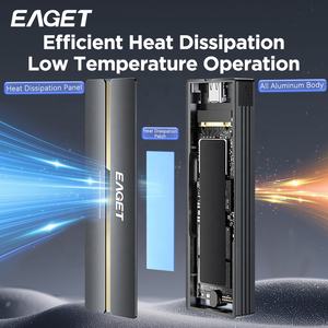 EAGET SE310S Aluminium M.<span class=keywords><strong>2</strong></span> NGFF SATA OEM SSD Behuizing Adapter USB3.<span class=keywords><strong>2</strong></span> 5Gbps SSD Case Solid State Drive Externe HDD Behuizing - Product Image 5