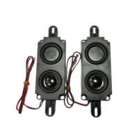 Haut-parleur large bande à basses fréquences JL-363 10045 100mm*45mm 4ohm 5W, à double diaphragme binaural et cavité magnétique externe