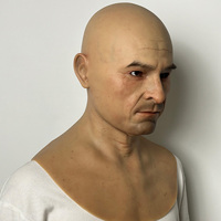Masque de fête réaliste de tête complète d'Adolf pour Halloween, cosplay, fête, masque de film, prothèse de mascarade