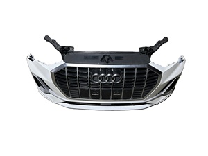 Kit Paraurti Anteriore Usato per <span class=keywords><strong>Audi</strong></span> <span class=keywords><strong>Q3</strong></span> 2016-2023, Nero Carbonio, Alta Qualità, Montaggio a Bullone, Parte Carrozzeria Auto - Product Image 2