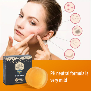 Sapone Solido Naturale Biologico Keleek 80G con Burro di Karité e Miele di Manuka per Schiarire e Controllare il Sebo, Adatto a Tutti i Tipi di Pelle - Product Image 6