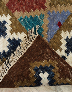 Alfombras Kilim de Yute Natural Tejidas a Mano, Diseño Turco Bohemio, Alfombras de Lana y Yute, Decoración para el Hogar, Tamaño Personalizado, Decoración para Habitaciones y Puertas de la India - Product Image 2