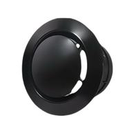 Diffuseur d'air rond en ABS noir de haute qualité, réglable, design moderne, pour climatisation et sortie d'air