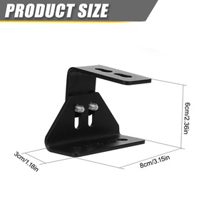 Pour porte-bagages de toit ALPHARACK avec support d'installation en acier au carbone de 65 mm à <span class=keywords><strong>angle</strong></span> de 90 degrés - Product Image 2