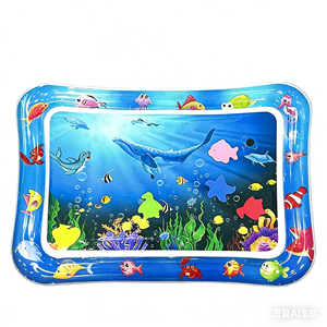 Tapete de Juego Sensorial Acuático, Tapete Inflable Grueso con Diseño de Peces, Mar y Océano, Juguete Sensorial Acuático - Product Image 5