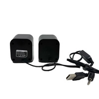 Haut-parleur de bureau T-WOLF S10Mini avec alimentation USB et prise jack 3,5 mm, système audio pour ordinateur portable/PC