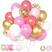 Ensemble de 30 ballons en latex chromé brillant en forme de poisson, blanc, rose, bleu, ballon à l'hélium, décoration de mariage, fête d'anniversaire pour adultes, fête prénatale
