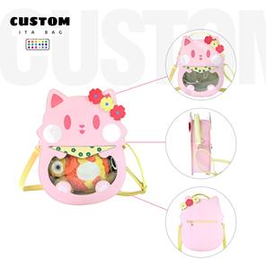 Mochila Escolar Impermeable de Cuero PU Transparente para Mujeres y Niñas, Linda Mochila de Cosplay Personalizada Estilo <span class=keywords><strong>ITA</strong></span> para Niños - Product Image 1