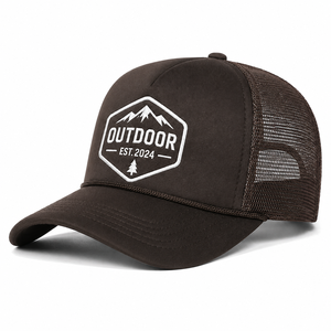 OEM Cotton 5 Panel Hat Camp <b>Cap</b> Flat Brim Adjustable With Patch Logo for Streetwear - Product Image 3