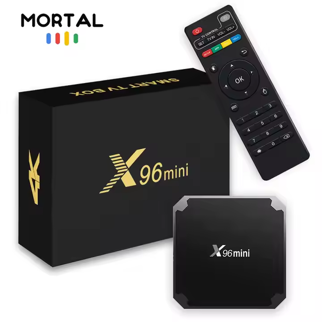 HOT Mortal X96 Mini Smart TV BOX Android9.0 Amlogic S905W2 Quad Core 2GB RAM 16GB ROM Support 4K WiFi 2.4GHz X96mini Set Top Box