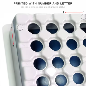 Vendita calda Clone vassoio basso idroponico verticale vassoio di scarico 128 celle vivaio vassoi piantina - Product Image 6