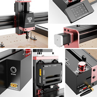 TWOTREES TTC450Pro Machine de Gravure et Découpe Laser CNC pour Bois, Pré-Assemblée à 60%, Taille de Travail 460x460mm