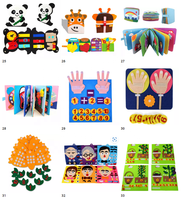 Offre Spéciale : Livre d'activités Montessori en feutre Hebei pour l'apprentissage éducatif, tableau d'activités silencieux pour tout-petits, bébés et enfants