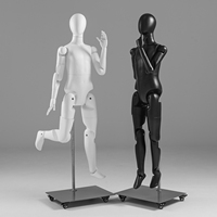Mannequin articulé pour enfants, style robot à articulations mobiles, support d'affichage multifonctionnel pour enfants