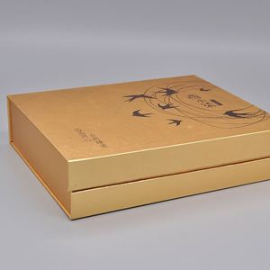 Cajas de Regalo Grandes Doradas Premium para Regalos, Cajas de Embalaje de Papel para Regalos de Boda Personalizadas de Lujo al por Mayor - Product Image 2