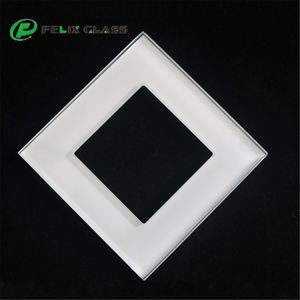 Felix Glass - Panneau de prise murale en verre, plaques de verre pour interrupteur d'éclairage, interrupteur tactile électrique en verre - Product Image 2