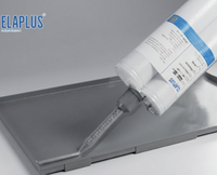 Adhésif structurel en silicone haute résistance Elaplus SIPA 1830(H50) 5,5 MPa, bicomposant 1:1, 50 ml/tube pour collage métal, PC, PBT
