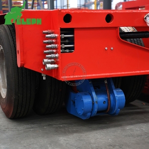 <span class=keywords><strong>Remolque</strong></span> de Plataforma Baja Usado de Servicio Pesado, 8 Líneas, 16 Ejes, 220 Toneladas, Cuello de Cisne, Modular, de <span class=keywords><strong>Segunda</strong></span> <span class=keywords><strong>Mano</strong></span> - Product Image 4