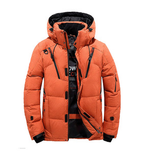 Giacca invernale da uomo di lusso Casual con cappuccio <span class=keywords><strong>Parka</strong></span> Plus Size impermeabile a Shell cappotto <span class=keywords><strong>corto</strong></span> - Product Image 3