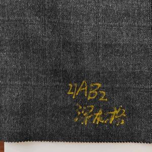 قماش صوف خفيف الوزن 720 جرام/متر مربع، 480 جرام/متر مربع، 50% صوف، منسوج، ماص للرطوبة، مناسب لجميع المواسم، لصناعة المعاطف والبدلات والتنانير الرجالية، نسيج صوفي مربعات أحادي الجانب - Product Image 4