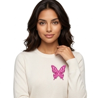 Transferts thermocollants DTF prêts à poser, motifs Ruban rose, papillon, citrouille, fantôme, autocollants Plastisol, prix de gros, faible MOQ