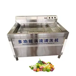QP-120 Hot Selling Stainless Steel Bubble Automatic Green Lettuce Vegetable Fruit Washing Machine Made In China In Low Price