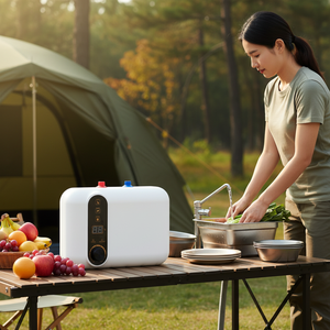 Calentador <span class=keywords><strong>de</strong></span> Agua Eléctrico <span class=keywords><strong>de</strong></span> 1500W para Autocaravanas, Caravanas y Campamentos, Calentadores <span class=keywords><strong>de</strong></span> Agua Pequeños para Camping - Product Image 1