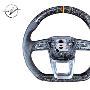 Volante Sportivo di Lusso in Fibra di Carbonio Forgiata con Cuciture in Pelle, 4 Razze, Diametro 35mm, per <span class=keywords><strong>Audi</strong></span> <span class=keywords><strong>TT</strong></span> - Product Image 2