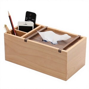 Boîte à mouchoirs en bois moderne, fabriquée à la main au Vietnam - Product Image 4