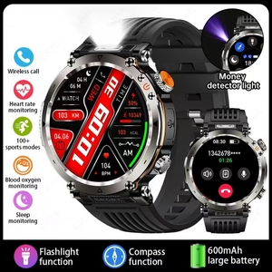 Montre connectée IPS exclusive pour appels, multifonctionnelle, surveillance de la fréquence cardiaque et de la pression artérielle, bracelet de sport en silicone pour activités de plein air - Product Image 2