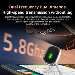 อะแดปเตอร์สำหรับรถยนต์แอนดรอยด์ปลั๊กแอนด์คาร์เพลย์ไร้สายแบบพกพาขนาดเล็ก - Product Image 5