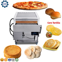 Machine à pain pita arabe commerciale boulangerie Tunnel four à gaz arabe Roti faisant la Machine Pizza four à gaz rond