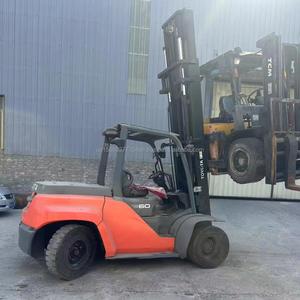 Used Toyota Diesel <b>Forklift</b> in Hefei 3 Ton/5 Ton/6 Ton Capacity 3 Masts 4.5m Low Price Engine for Report & Video Inspection - Product Image 4