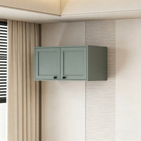 Étagère murale moderne en métal, bibliothèque de bureau, armoire de classement en métal avec étagère à 2 portes en métal pour l'école et la chambre