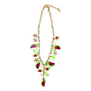 สร้อยคอรูปแตงโม ชุบทอง สแตนเลสสตีล จี้แฟชั่น เครื่องประดับฤดูร้อน - Product Image 1