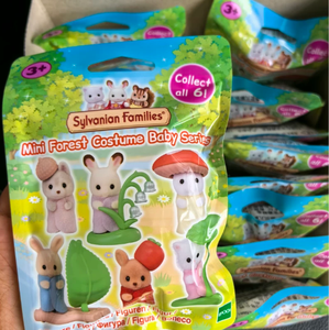 Figurines miniatures <span class=keywords><strong>Sylvanian</strong></span> Families : Lapin, Écureuil, <span class=keywords><strong>Chat</strong></span> - Sacs surprise pour bébés - Jouets figurines animaux mignons - Product Image 4