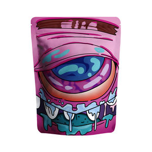 Мини-майларовые пакеты с принтом на заказ, устойчивые к детям и запаху, мягкие на ощупь, переносные 1 г 3,5 г 7 г 14 г 28 г для хранения продуктов - Product Image 3