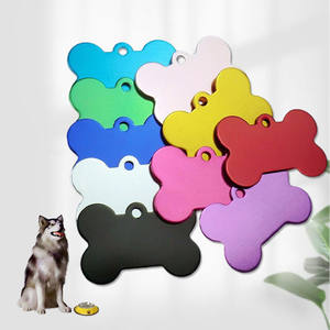 จี้ห้อยคอรูปกระดูกสำหรับสัตว์เลี้ยง ทำจากอะลูมิเนียมอัลลอยด์ สำหรับสุนัขและแมว วัสดุโลหะ ขายส่ง - Product Image 5