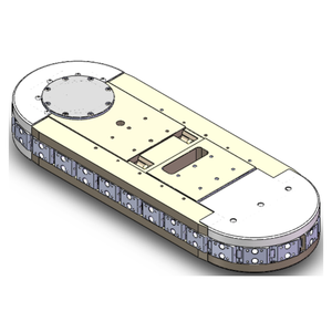 Sistema di Trasporto a Catena Circolare di Precisione KNK per Automazione Industriale, Linea di Trasporto con Guida Circolare - Product Image 2
