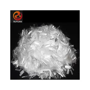 Ruyuan chemical concrete fiber pp fiber reinforced material PP fibers