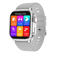 Nuevo Reloj Inteligente con Función de Masaje, Pantalla Táctil, Monitorización del Sueño, Frecuencia Cardíaca, Presión Arterial, ECG, Salud, GPS, Caja de Aleación, Recordatorio de Clima y Noticias