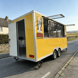 Remolque de Comida Rápida con Cocina Completa, Remolque Móvil para Negocios de Comida Rápida, Remolque de Café Comercial Totalmente Equipado - Product Image 1