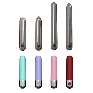 Pink USB rechargeable waterproof sextoys mini silicone bullet vibrator dildo for women