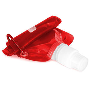 Custom Logo Eco Friendly Collapsible Water <b>Bottle</b> Bag 480 ML Foldable <b>Plastic</b> Drinking <b>Bottle</b> - Product Image 2